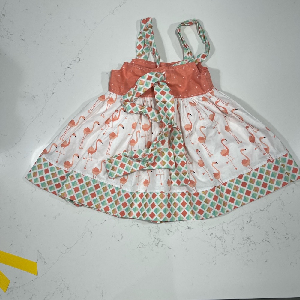 Flamingo Dress - Boutique - Handmade - Picture 2 of 2